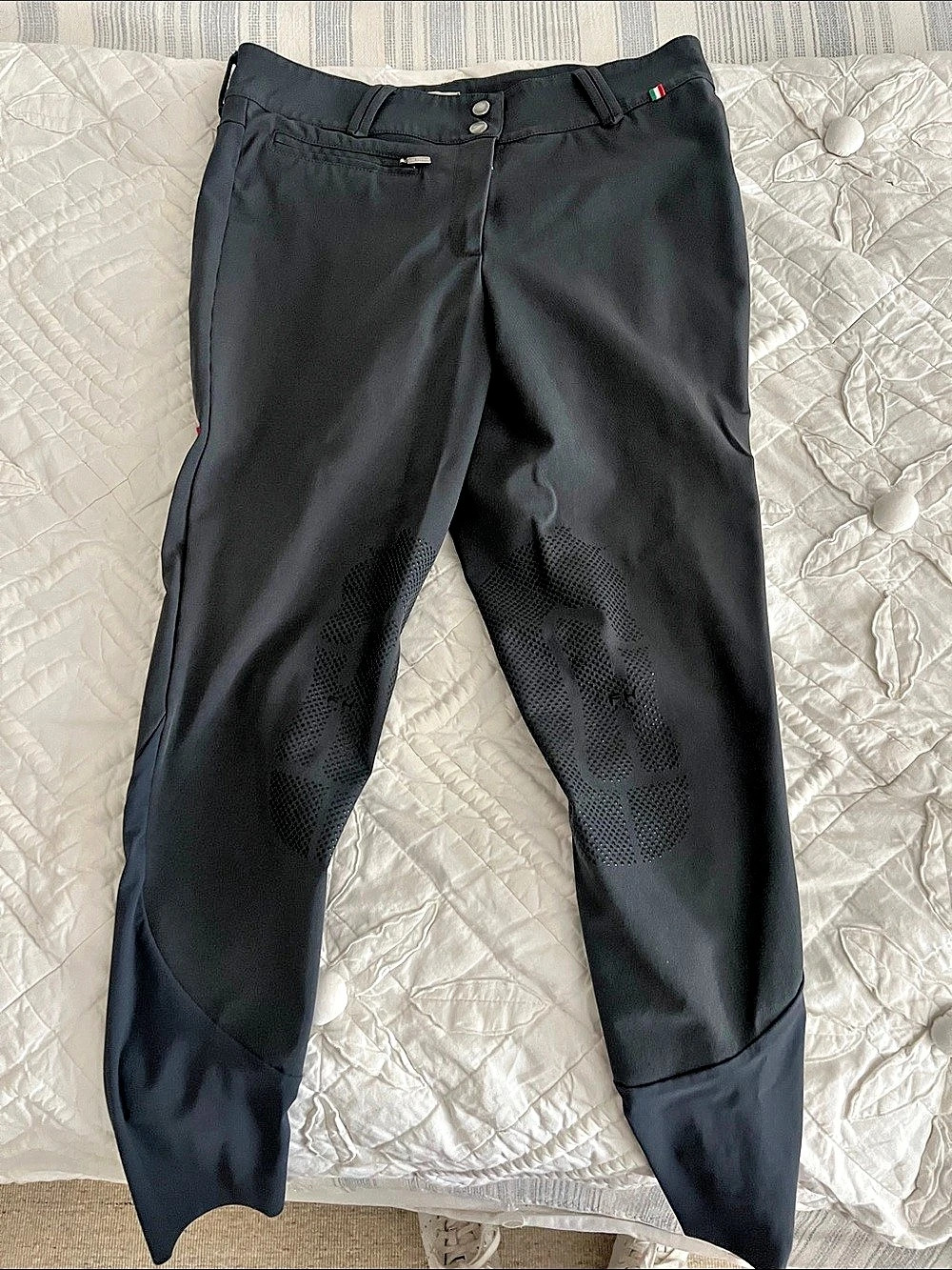 For Horses Dark Grey Equestrian Riding Pants Like New